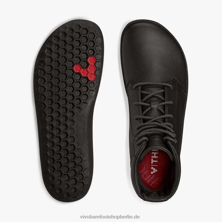 Gobi Hallo IV Frauen 8R24T153 Vivobarefoot Obsidian