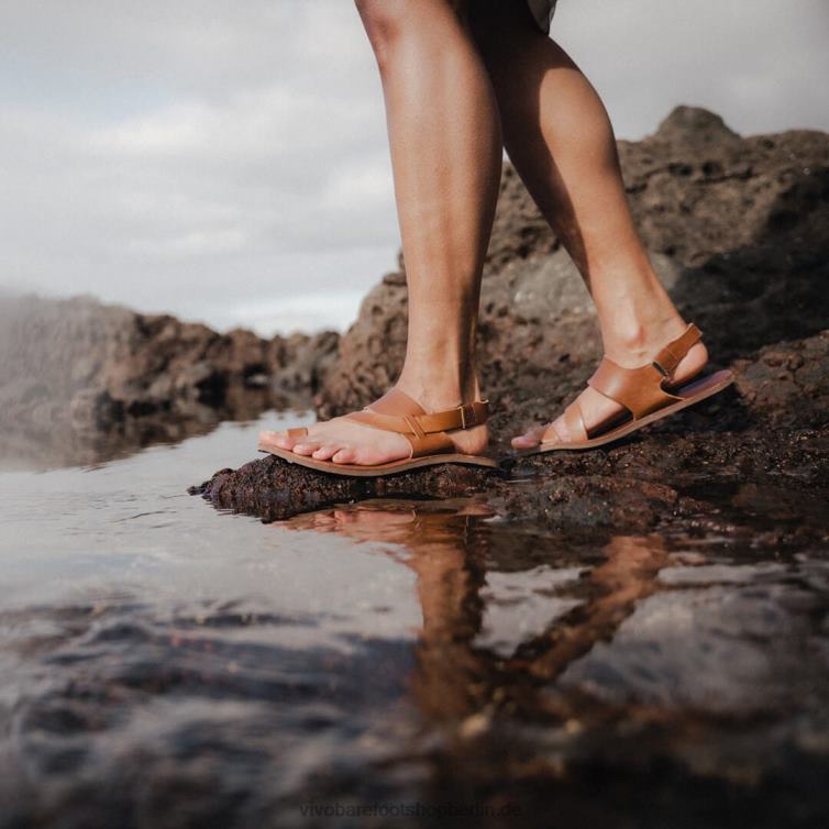 Opanka Sandale Damen 8R24T149 Vivobarefoot bräunen