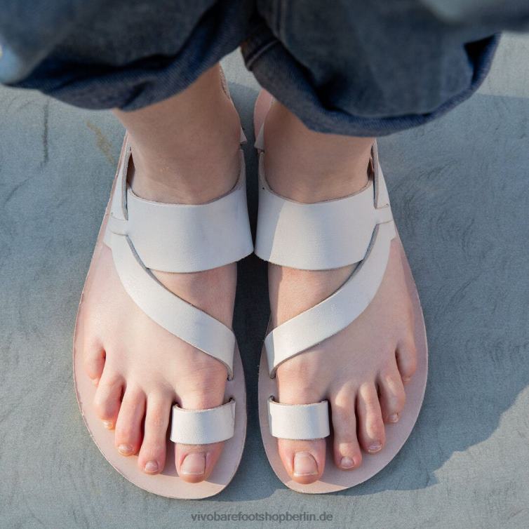 Opanka Sandale Damen 8R24T150 Vivobarefoot nicht-gerade weiss