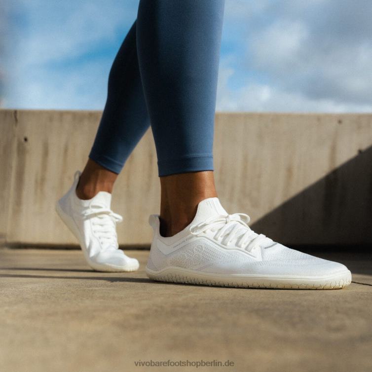 Primus Lite Strick Damen 8R24T85 Vivobarefoot helles Weiss