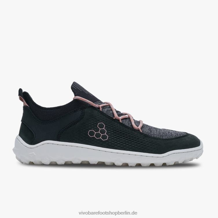 Tracker Decon Low FG2 Frauen 8R24T99 Vivobarefoot Obsidian-neblige Rose