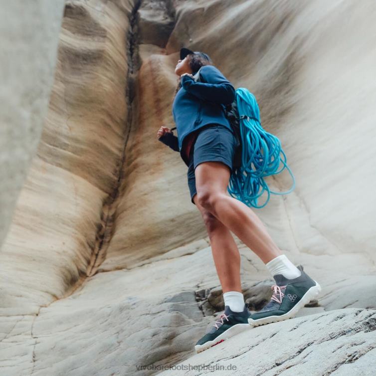 Tracker Decon Low FG2 Frauen 8R24T99 Vivobarefoot Obsidian-neblige Rose