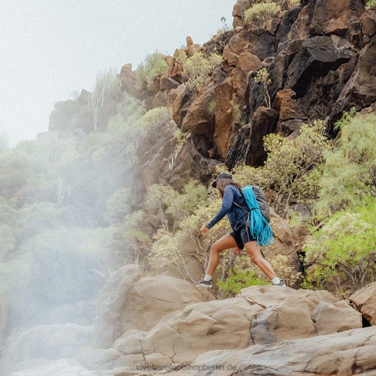 Tracker Decon Low FG2 Frauen 8R24T99 Vivobarefoot Obsidian-neblige Rose