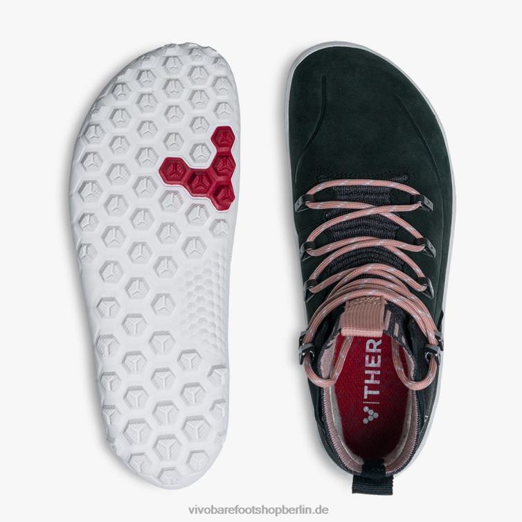 Tracker Decon FG2 Frauen 8R24T105 Vivobarefoot Obsidian-neblige Rose