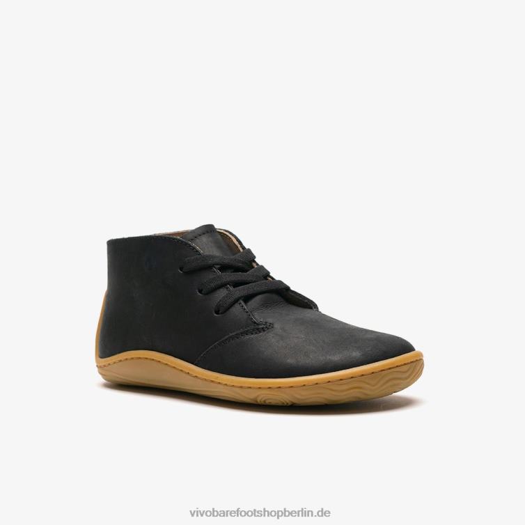 Gobi Addis Kinder 8R24T190 Vivobarefoot Obsidian