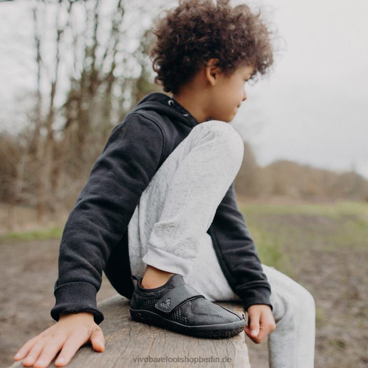 Primus Schule II Kinder 8R24T195 Vivobarefoot Obsidian