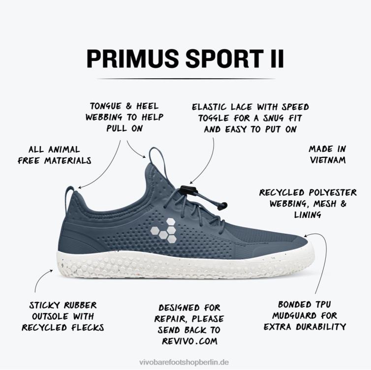 Primus Sport II Kinder 8R24T161 Vivobarefoot Indigo
