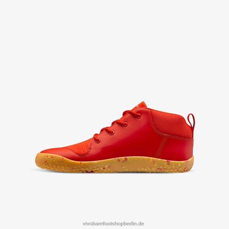 Primus Bootie II Allwetter-Junioren 8R24T187 Vivobarefoot feurige Koralle