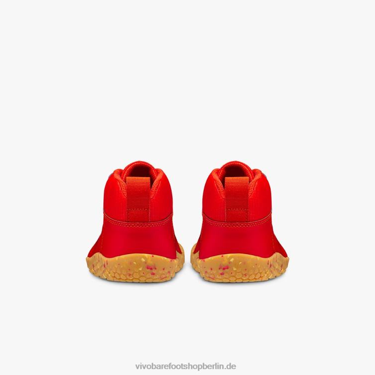 Primus Bootie II Allwetter-Junioren 8R24T187 Vivobarefoot feurige Koralle