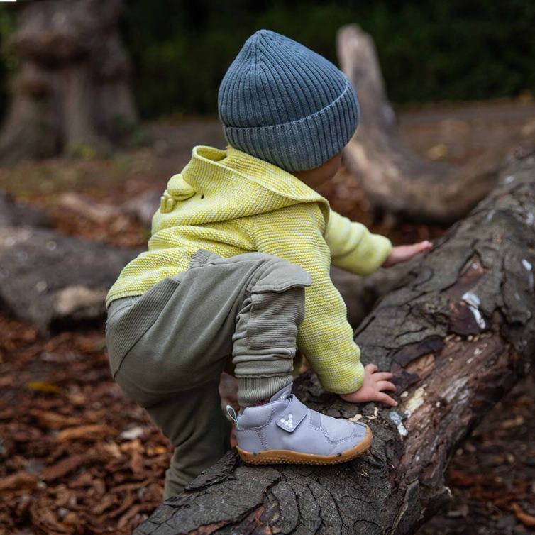 Primus Bootie II Allwetter-Kleinkinder 8R24T181 Vivobarefoot Zink