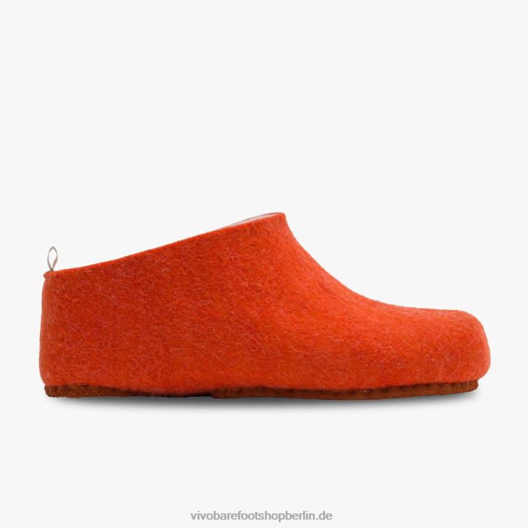Mim Filzpantoffel 8R24T57 Vivobarefoot orange