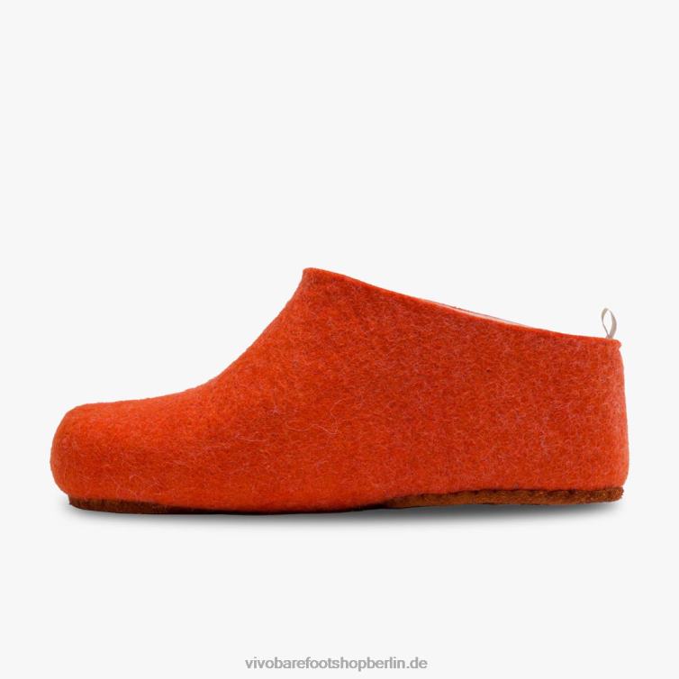 Mim Filzpantoffel 8R24T57 Vivobarefoot orange