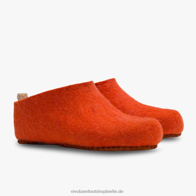 Mim Filzpantoffel 8R24T57 Vivobarefoot orange