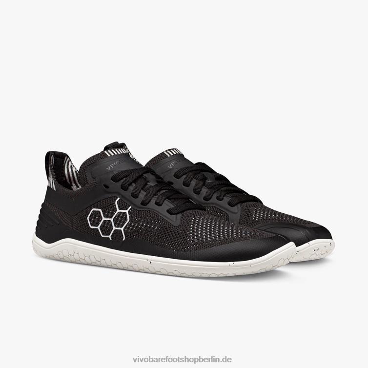 Geo-Racer-Strick für Herren 8R24T71 Vivobarefoot Obsidian