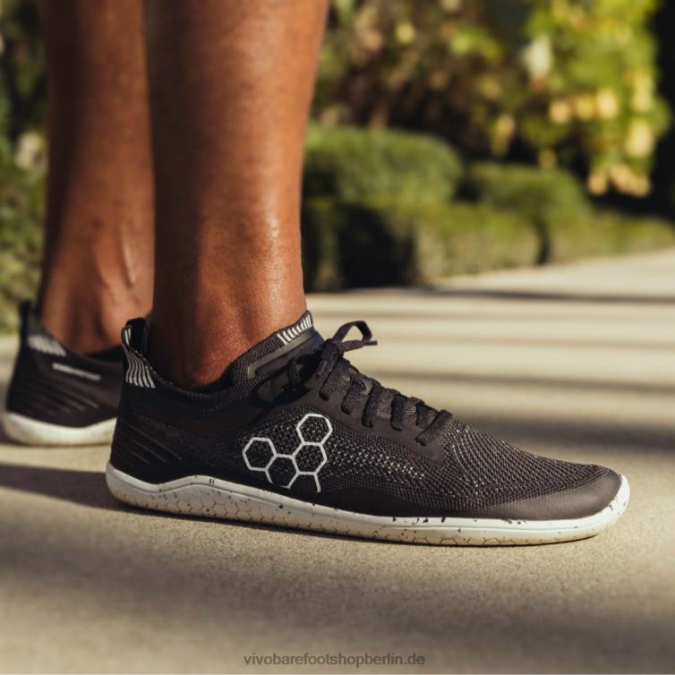 Geo-Racer-Strick für Herren 8R24T71 Vivobarefoot Obsidian